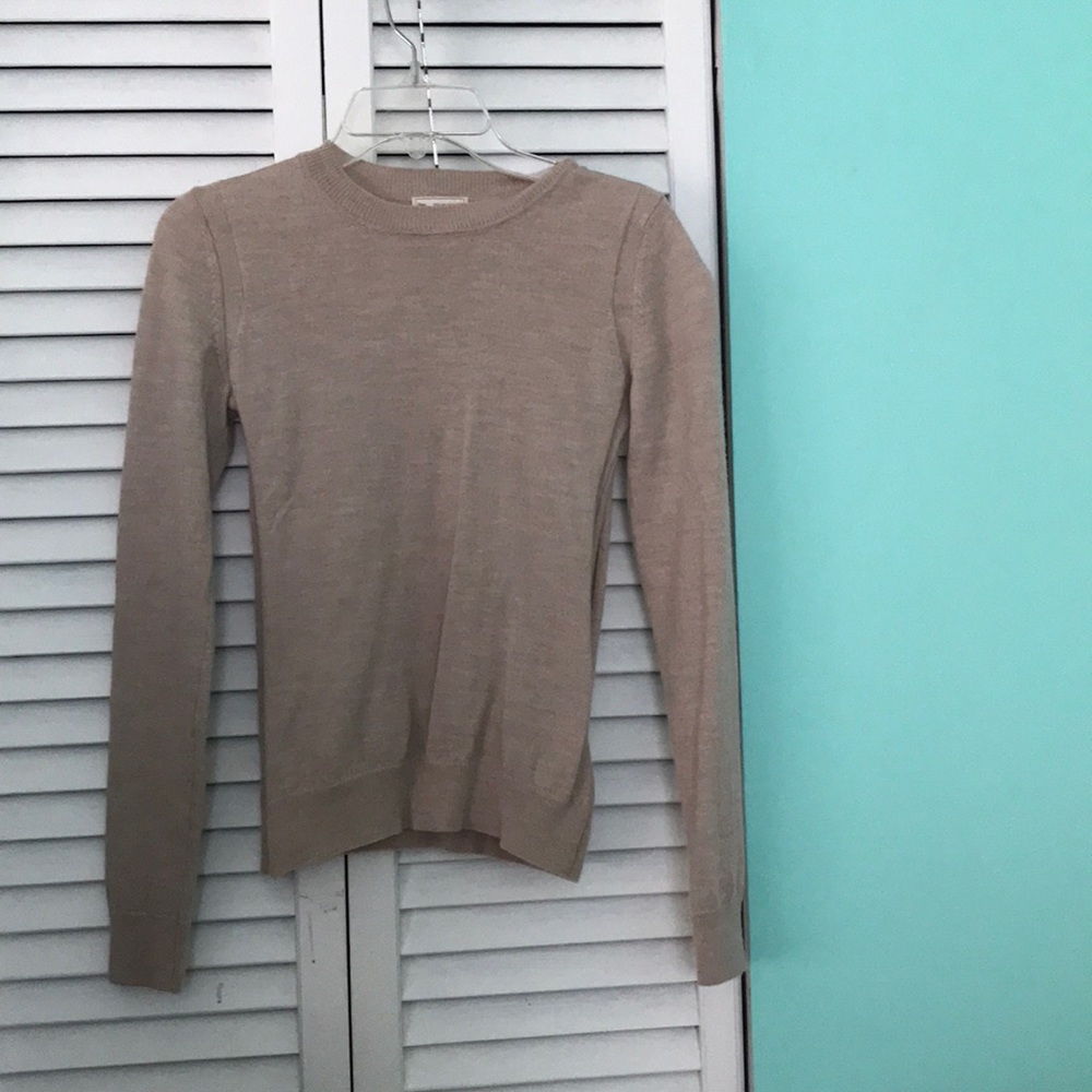 Light Pink/ tan/ beige Sweater